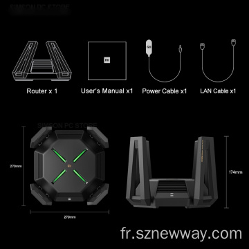 Xiaomi Router AX9000 E-Sport Edition Routeur de jeu